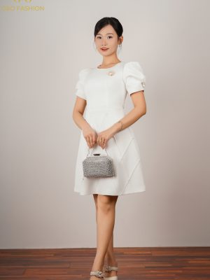 Váy Chần Hình Thoi Ba Màu Đẳng Cấp