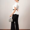 Set Cổ U Peplum Và Quần Ống Loe