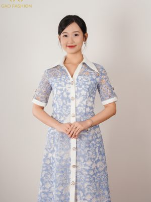 Váy Cổ Bẻ