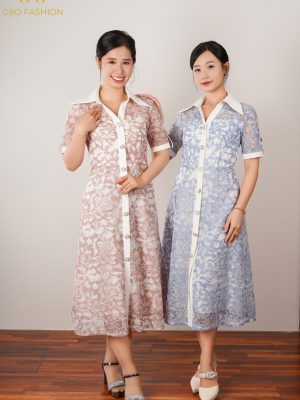 Váy Cổ Bẻ