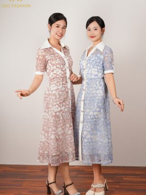 Váy Cổ Bẻ