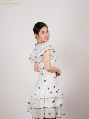 Váy bèo 3 tầng trắng