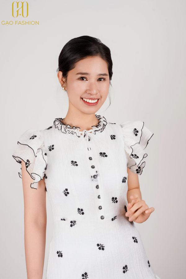 Váy bèo 3 tầng trắng